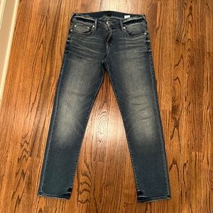 Like new pair of jeans that has been worn 2-3 times.